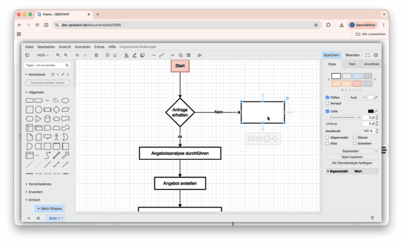 Alles im Browser — ohne externe Tools
